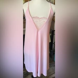 NWT Pink Lace Flora Size XL Nikrooz Racer back with lace insets